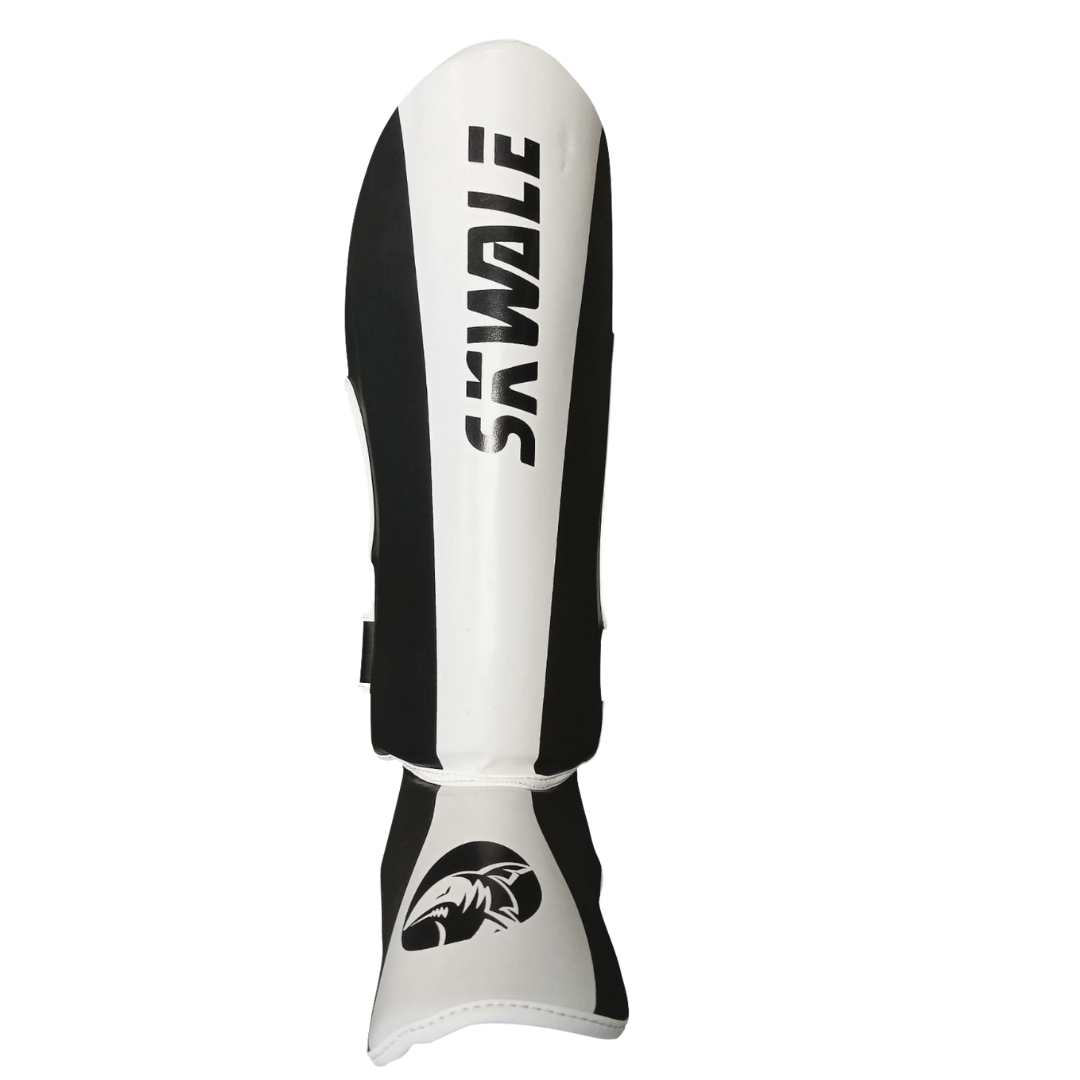 Protège-tibias Skwale Decimus - Blanc/Noir