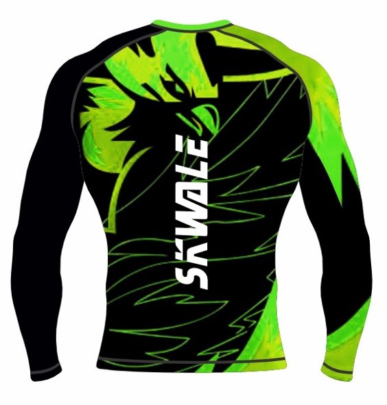 Ensemble Rash Guard Manches Longues et Short Hawkins