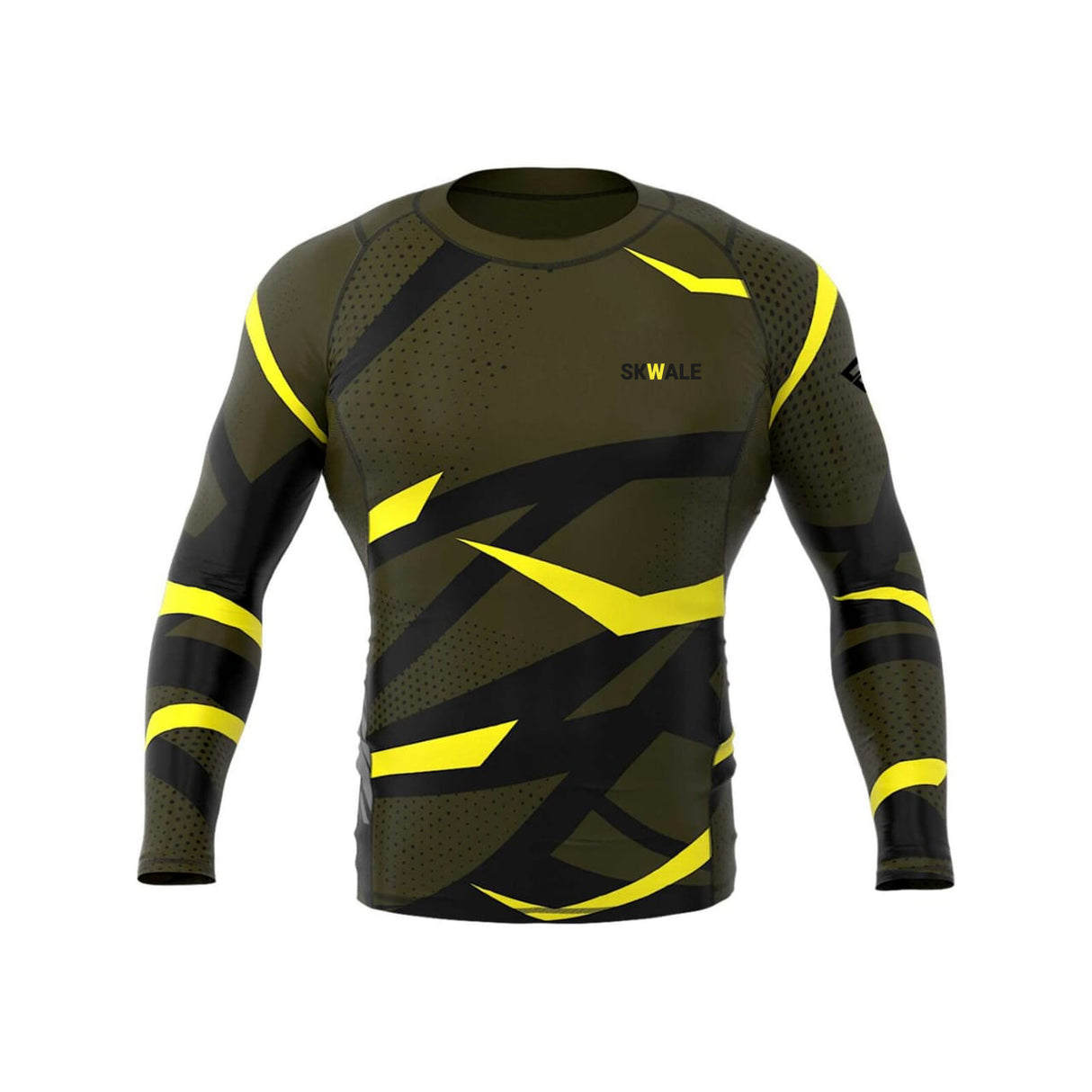 Ensemble Rash Manche Longue et Short "Rhyno" pour le MMA Skwale