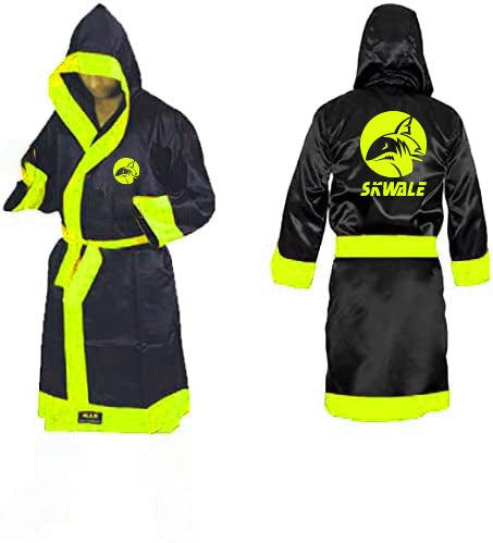 Peignoir de boxe satin à capuche Skwale