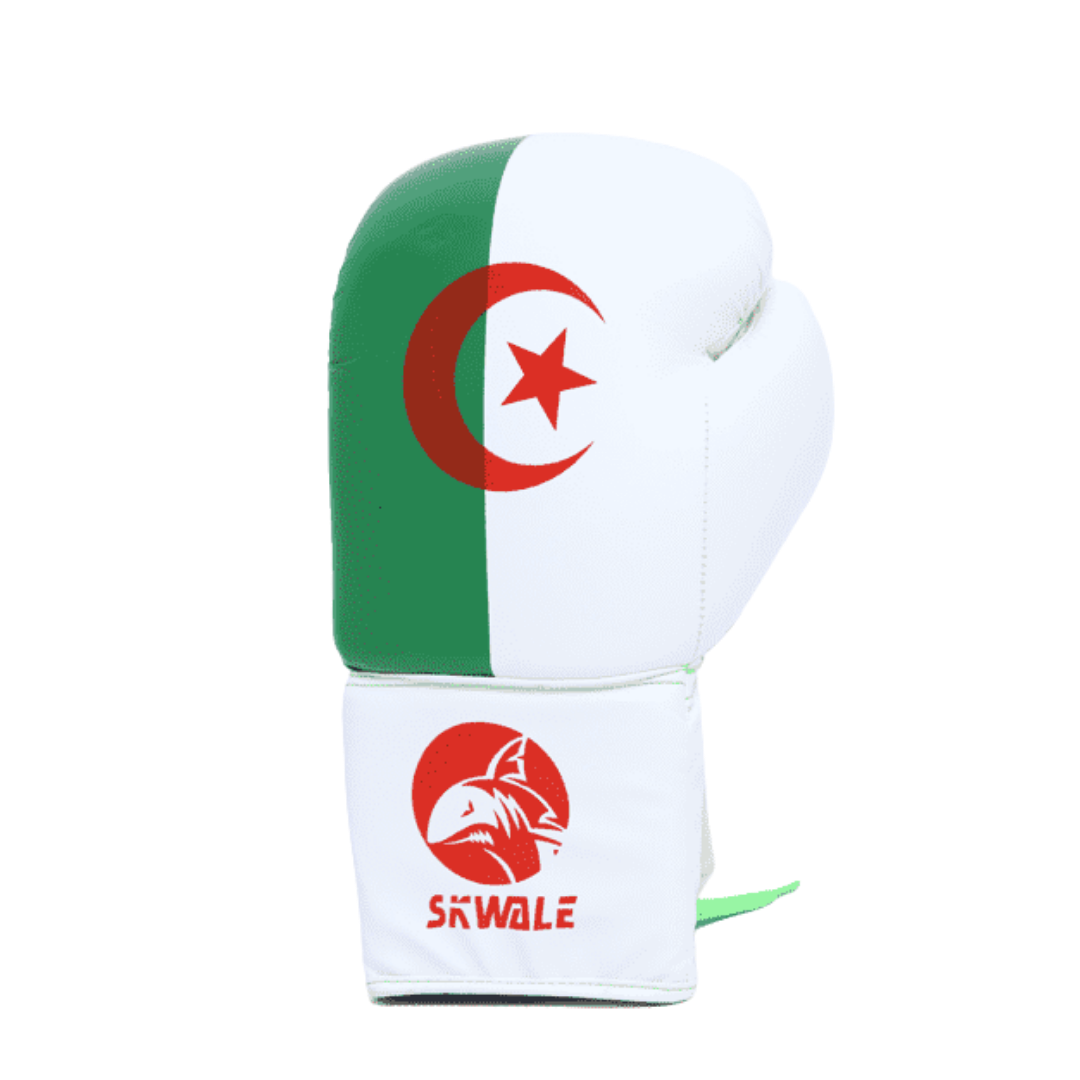 Gants de boxe Skwale à lacets "Algérie" Flag