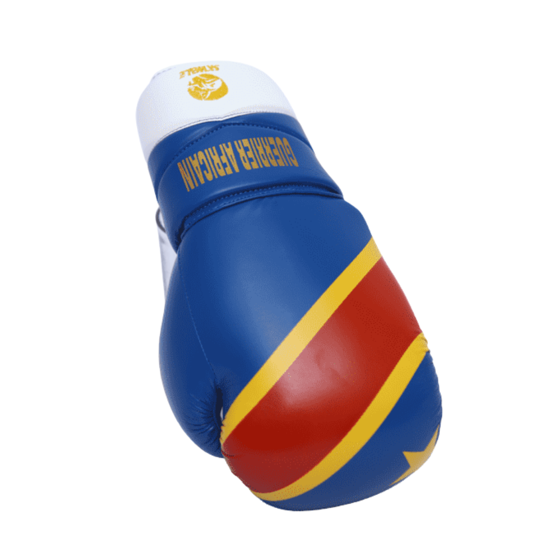 Gants de boxe Skwale à lacets "Congo" Flag