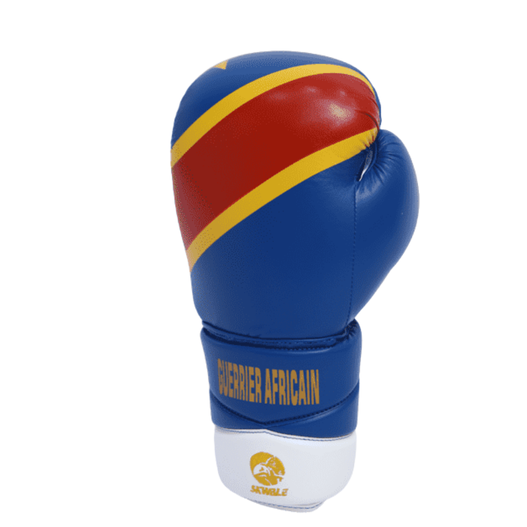 Gants de boxe Skwale à lacets "Congo" Flag
