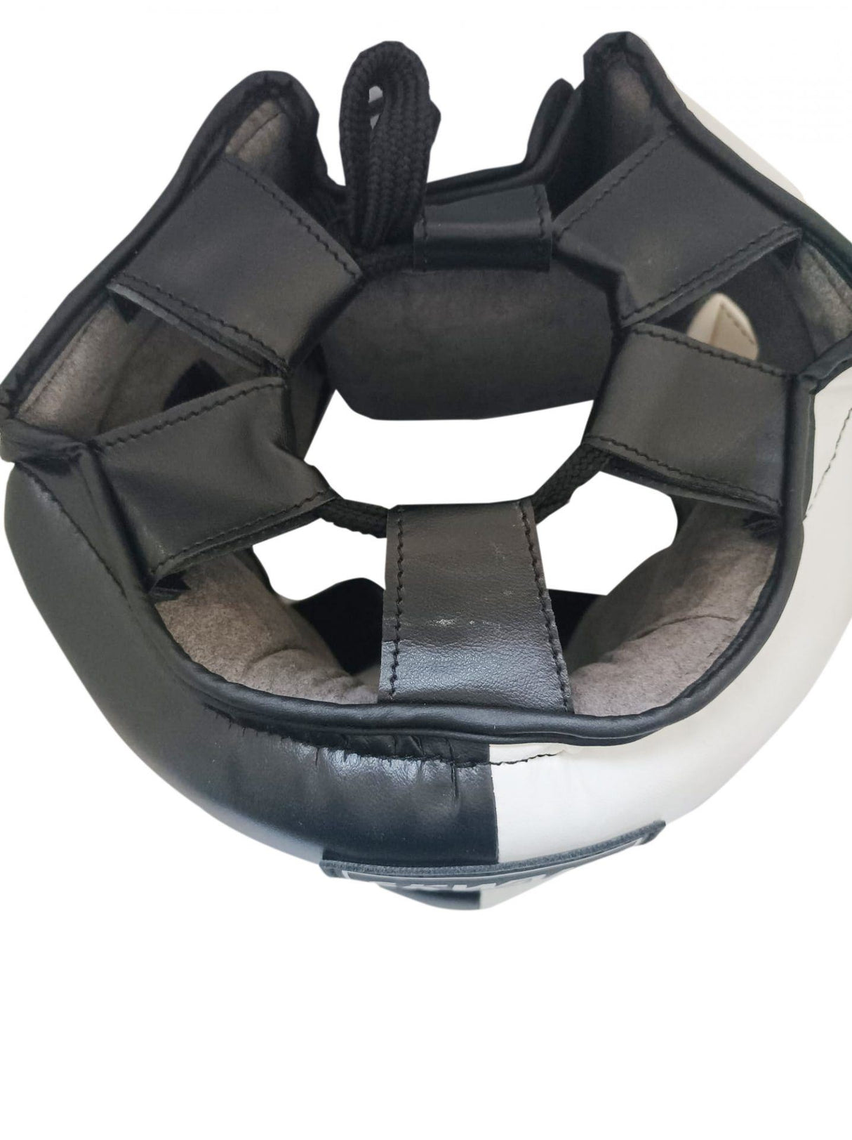 Casque de Boxe Decimus – Blanc/Noir