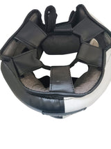 Casque de Boxe Decimus – Blanc/Noir