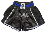 Short de Muay Thai Skwale Classic - Noir/Blanc