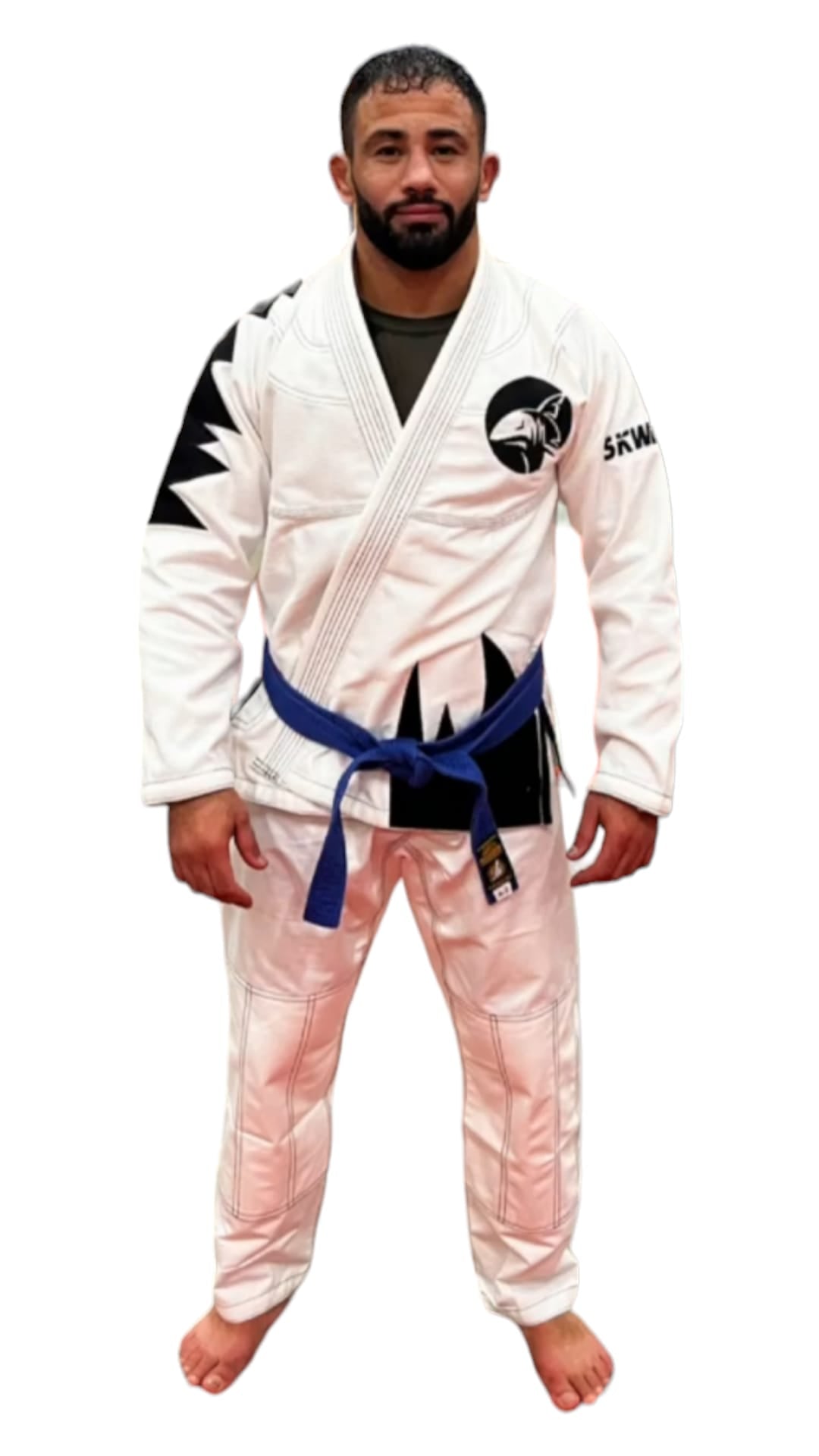 Kimono jiujitsu entraînement - Modèle bokk blanc