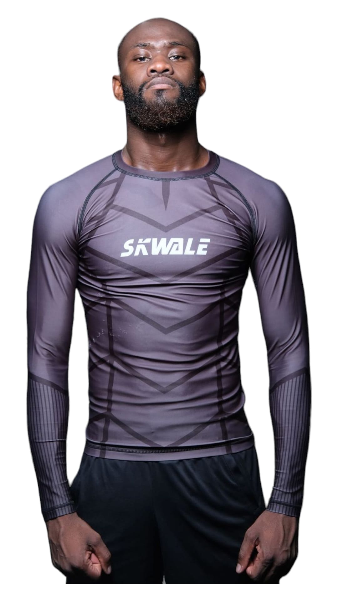 Rashguard pour Homme Manches Longues "Black Panther" - Gris