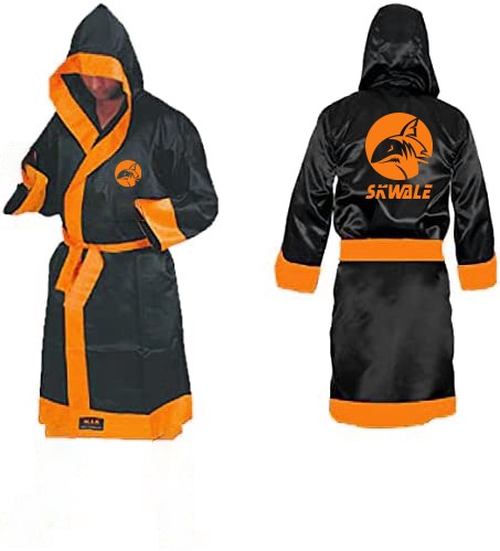 Peignoir de boxe satin à capuche Skwale