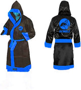 Peignoir de boxe satin à capuche Skwale